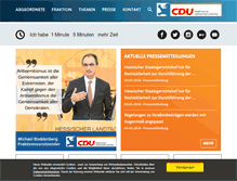 Tablet Screenshot of cdu-fraktion-hessen.de